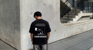 T-shirt "confidence" - Edition noire